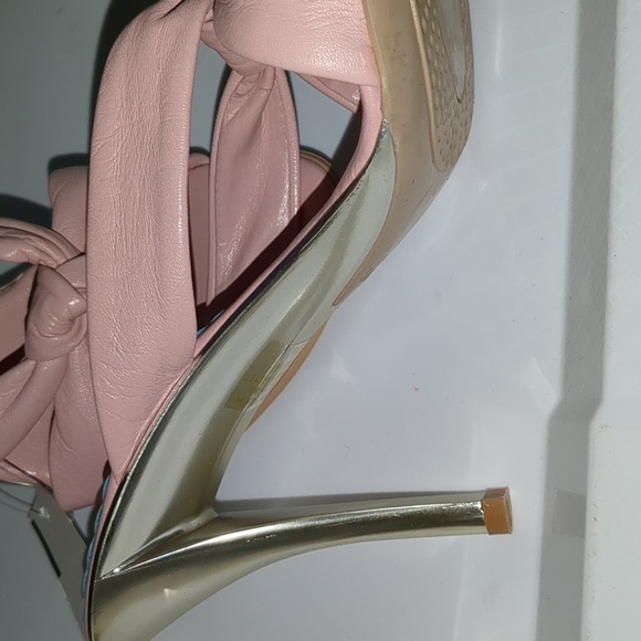 Liz Claiborne Flex leather high heel sandals - Picture 4 of 7